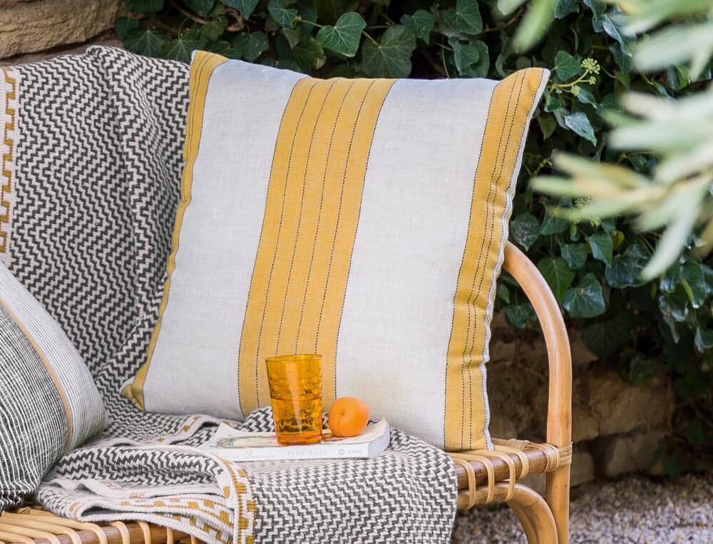 Carnet de style rayé noir