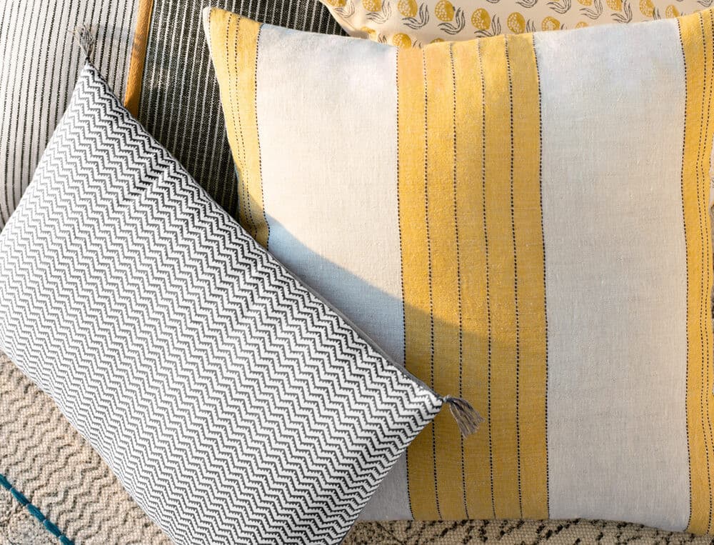 Carnet de style rayé noir