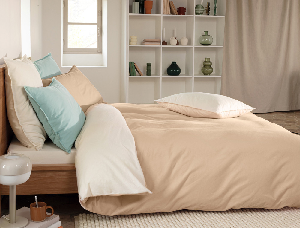 Zweifarbiger Flanell