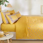 Linge de lit Pompadour jaune - Linvosges