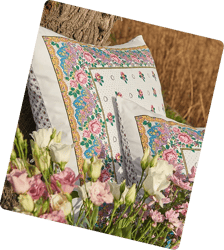 Linge de lit Pompadour blanc - Linvosges