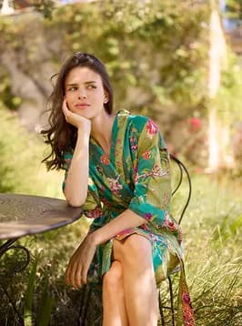 Kimono Fleurs d'orient - Linvosges