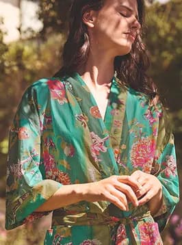 Kimono Fleurs d'orient - Linvosges