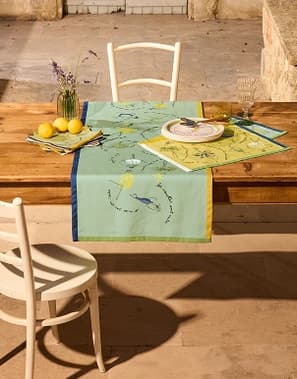 Tischläufer Kleine Gemüsegeschichten - Linvosges