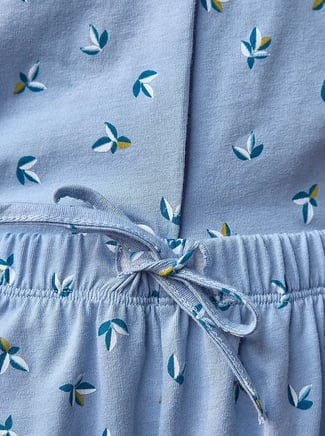 Pyjama short femme Nuances de Bleu - Linvosges