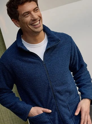 Veste polaire homme Nuances de Bleu - Linvosges