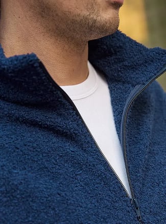 Veste polaire homme Nuances de Bleu - Linvosges