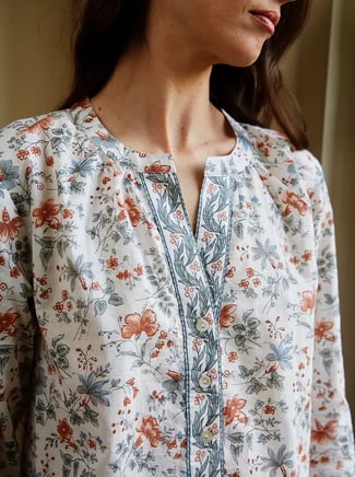 Chemise de nuit Fleurs de Cottage - Linvosges