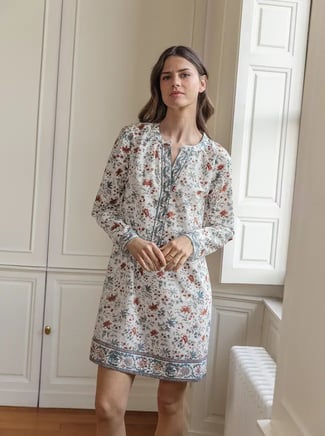 Chemise de nuit Fleurs de Cottage - Linvosges