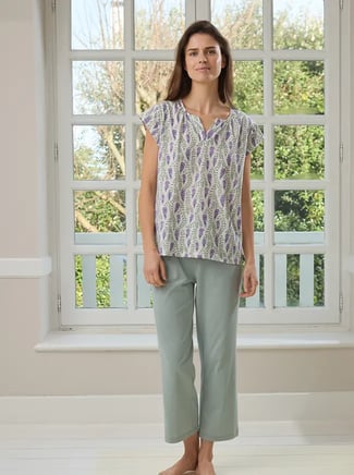 Pyjama - Kurz Wisteria - Linvosges