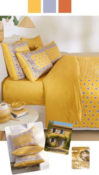 Bettwäsche Pompadour Gelb - Linvosges