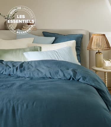 Housse de couette Brume de lin - Linvosges