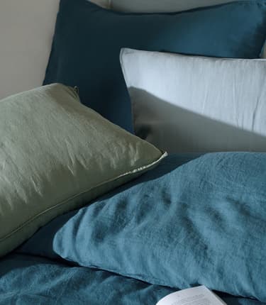 Taie d'oreiller Brume de lin - Linvosges