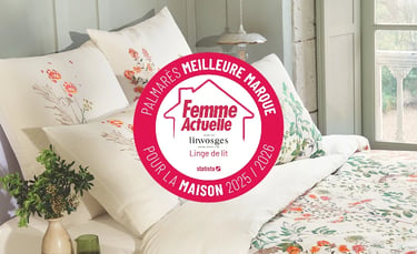Linvosges élue Meilleure enseigne de Linge de lit par Femme Actuelle