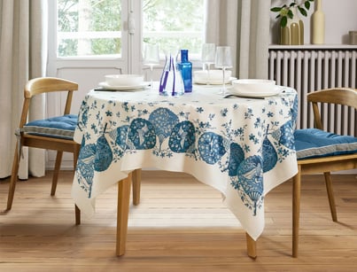 Blauer Fächer