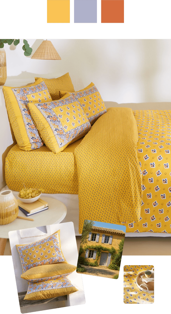 Bettwäsche Pompadour Gelb - Linvosges