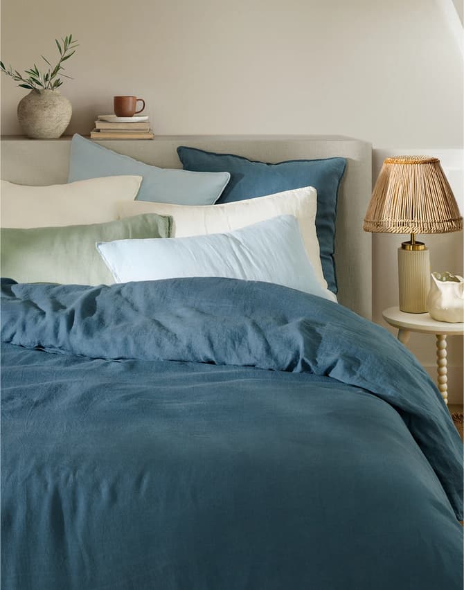 Housse de couette Brume de lin - Linvosges