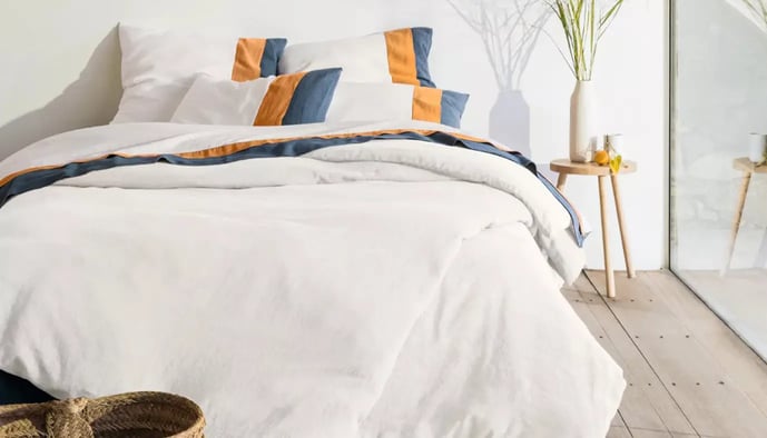Linge de lit Coton chanvre