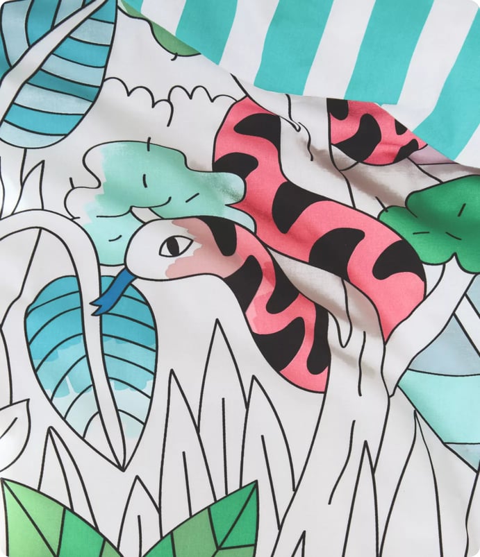 Bettwäsche + Poster Tropical - Linvosges