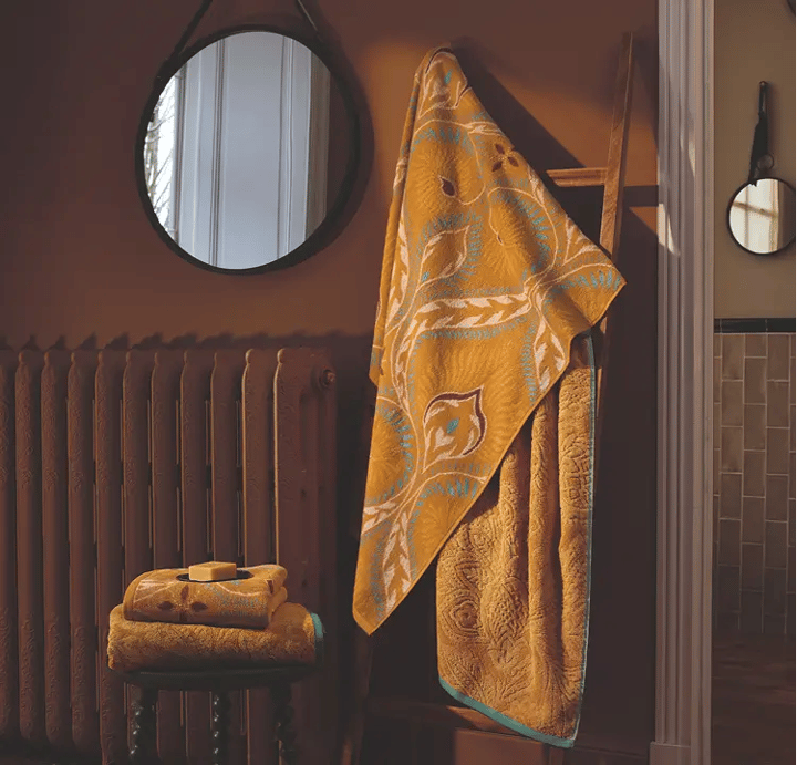 Drap de bain jacquard 6 couleurs Mysore - Linvosges