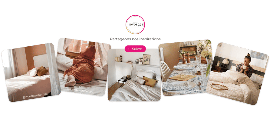 Linge de lit Brume de Lin - Linvosges