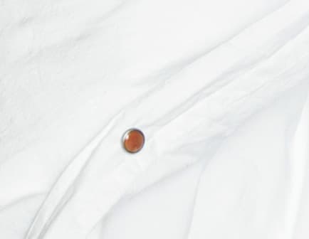 Percale lavée Blanc Naturel