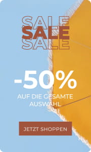 SALE : alles zu -50%