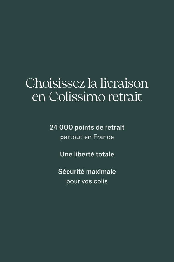 Livraison Colissimo retrait