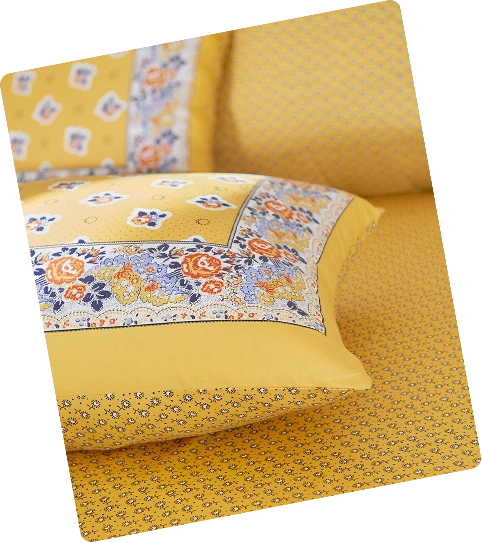 Bettwäsche Pompadour gelb - Linvosges