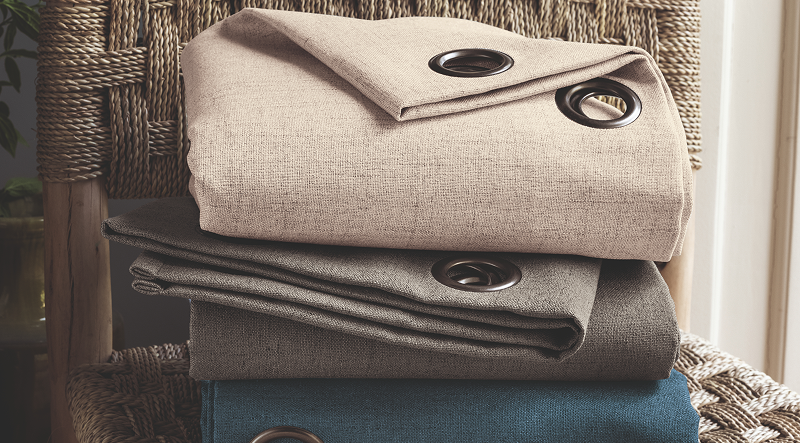 Rideau occultant Éco baie toucher coton