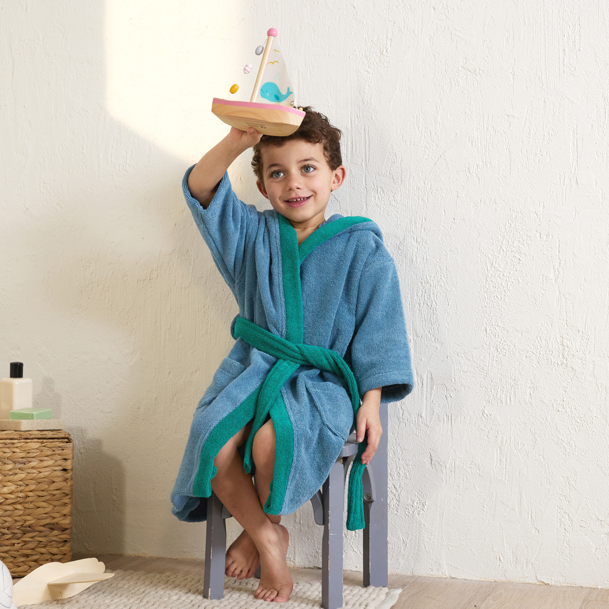 Bademantel Kleiner Bommel 100% Baumwolle