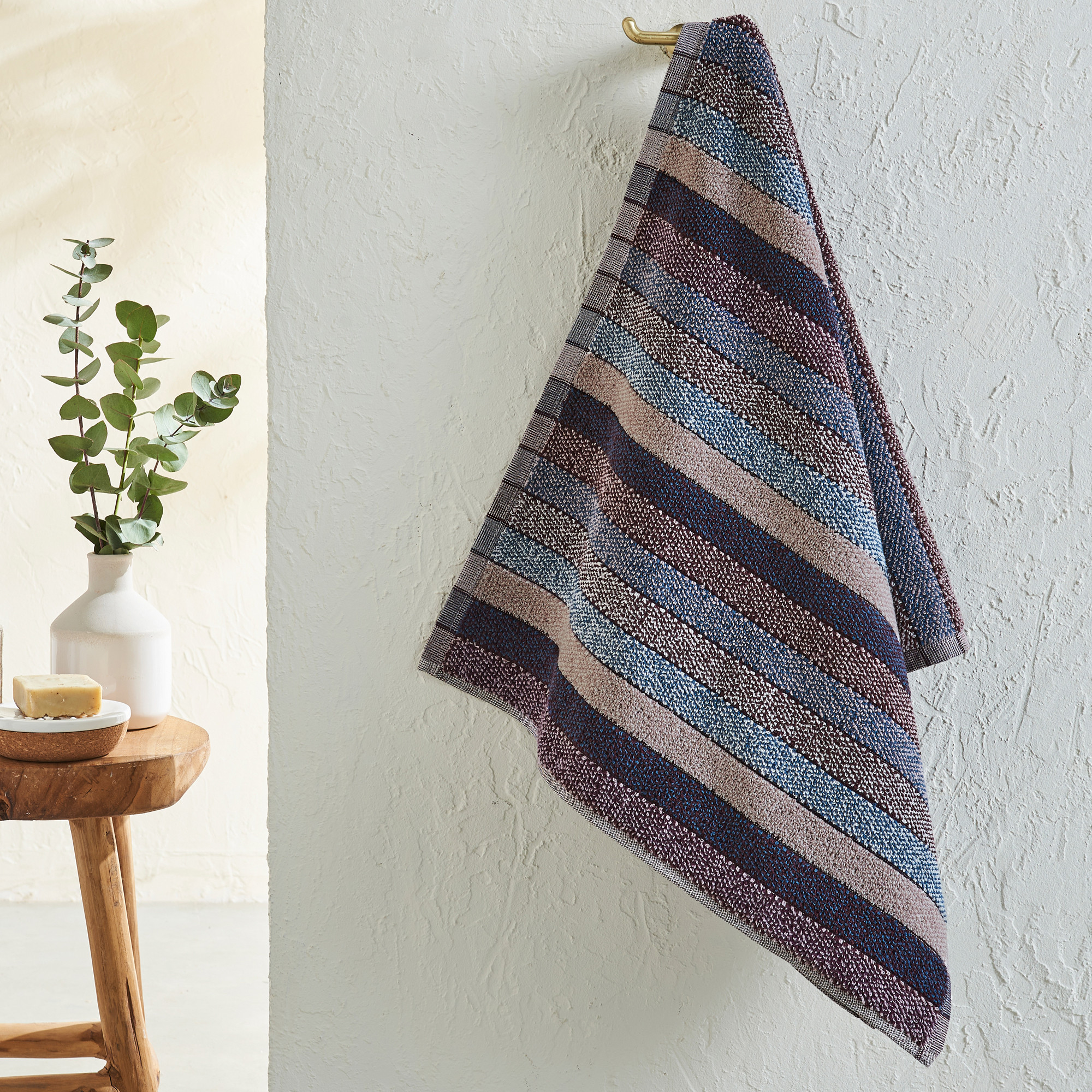 Badtextilien Harmonie 100 % Baumwolle, Jacquard, 550 g/m²