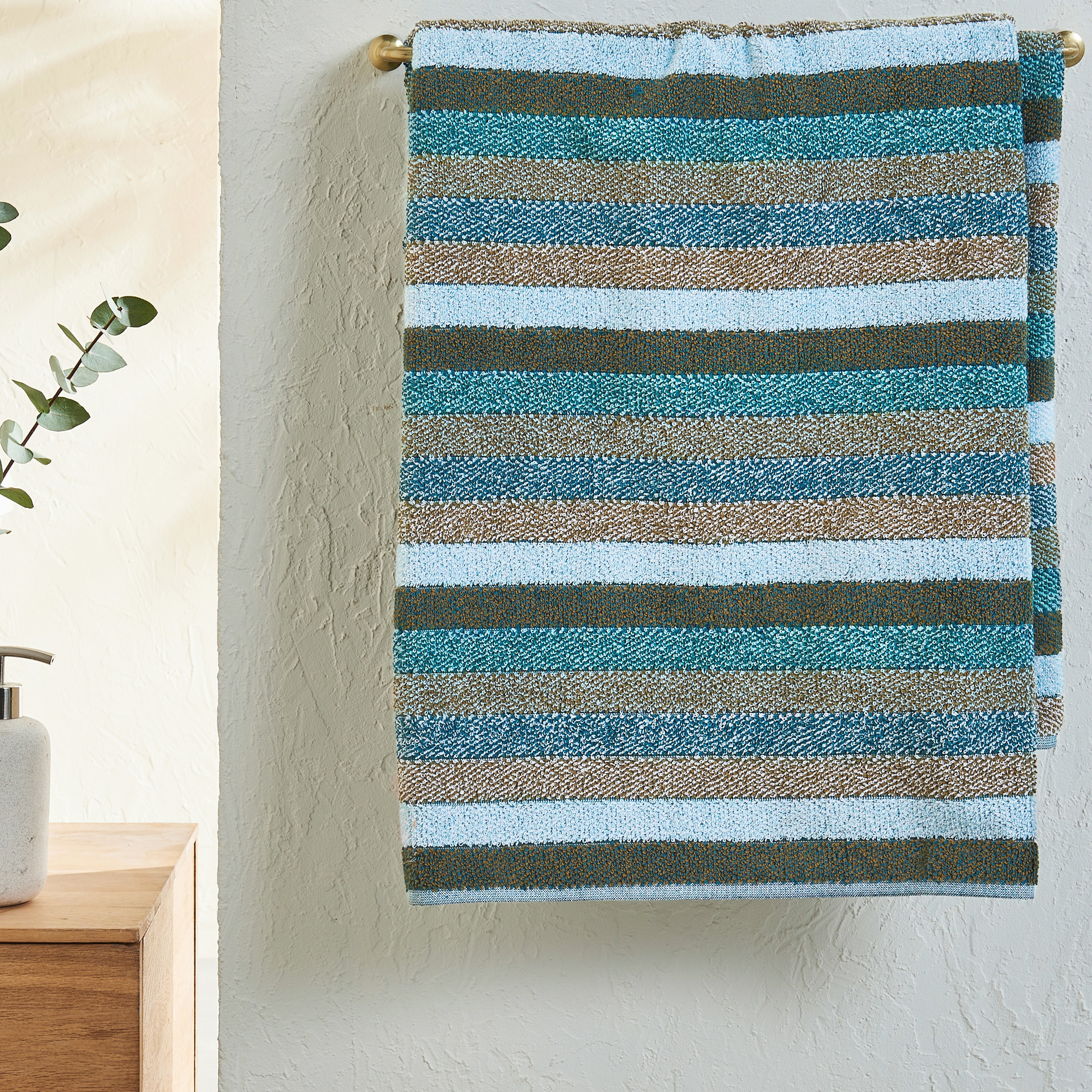 Badtextilien Harmonie 100 % Baumwolle, Jacquard, 550 g/m²