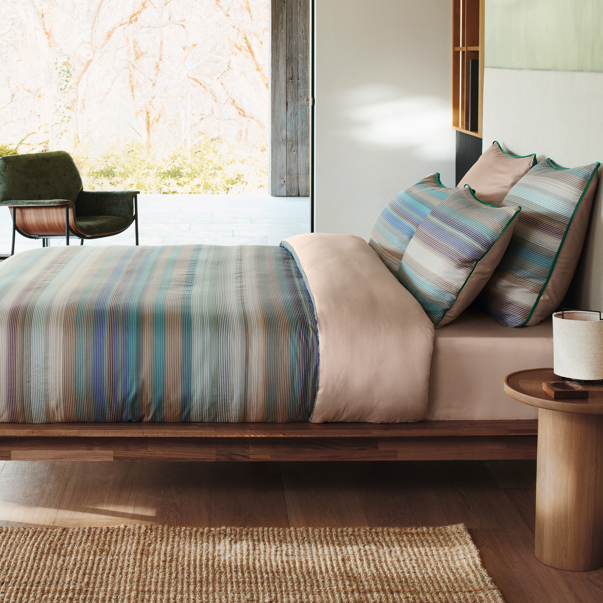 Bettbezug Harmonie Satin 100 % Baumwolle – Jacquard, 57 Fäden/cm²