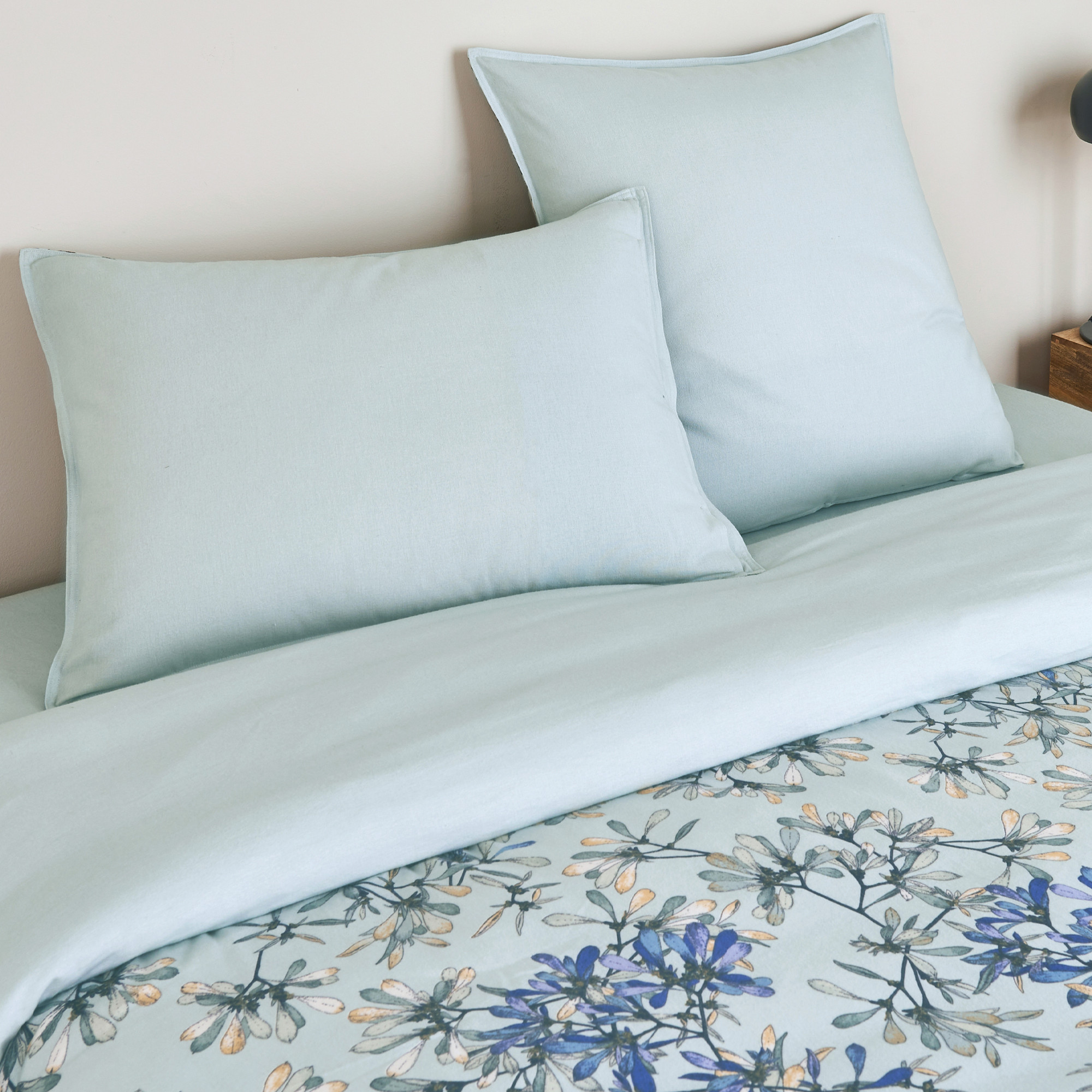 Bettwäsche Botanische Poesie  100 % Baumwolle – Flanellqualität (170 g/m²)