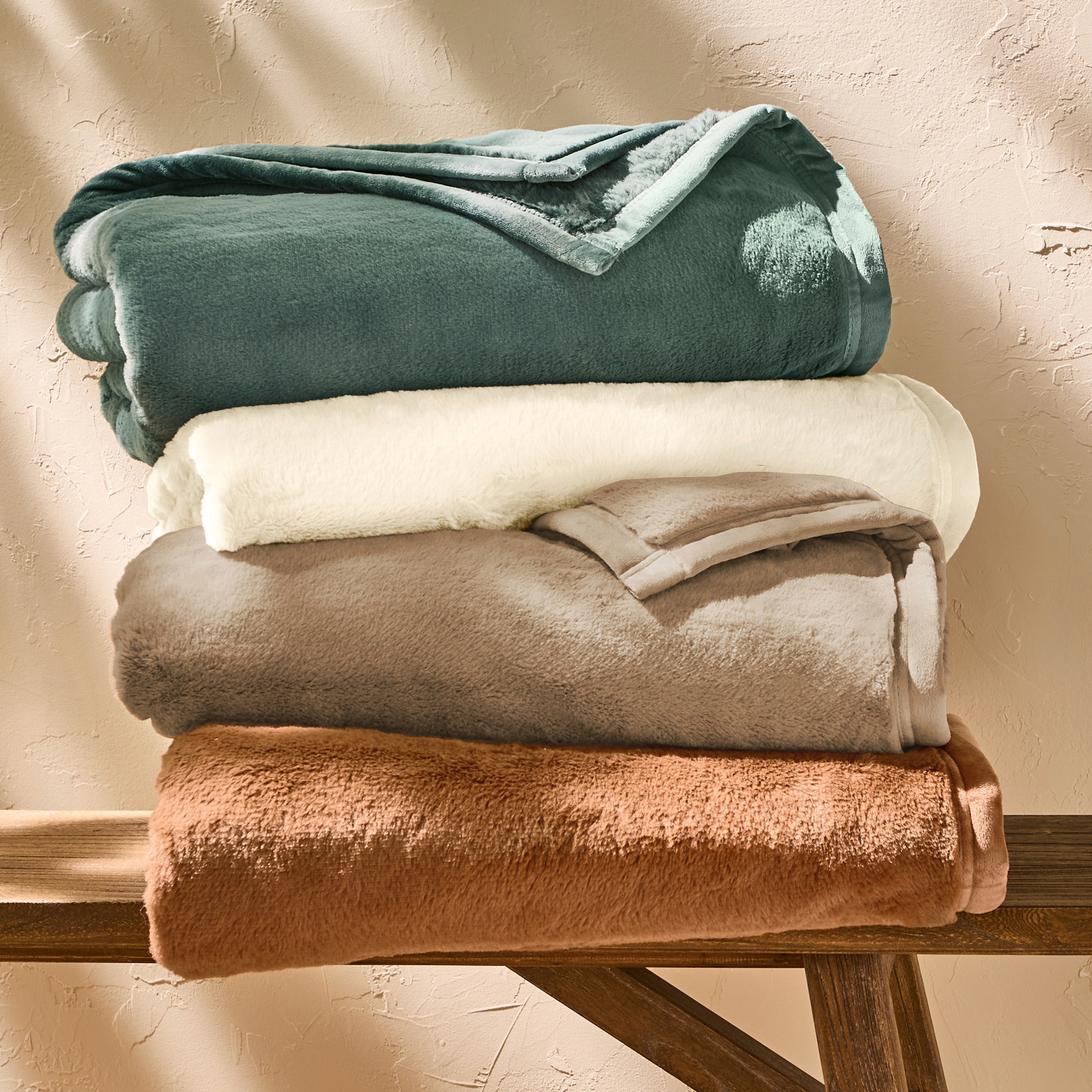 Decke  Wohlfühlparadies  aus 100% Fleece
