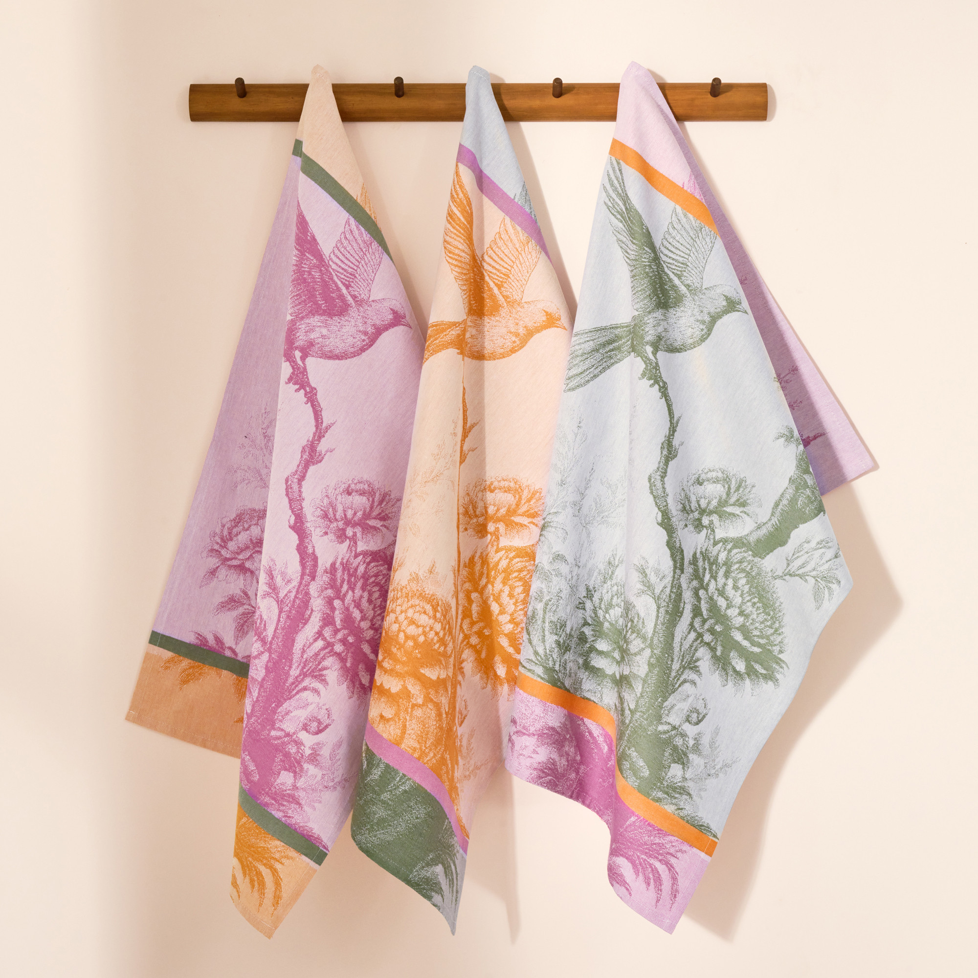 Geschirrtücher Romanze mit Jacquardmotiv