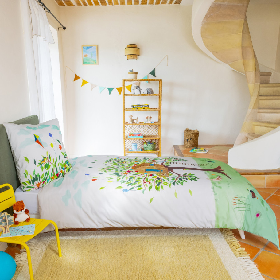 Housse de couette enfant Dans ma cabane