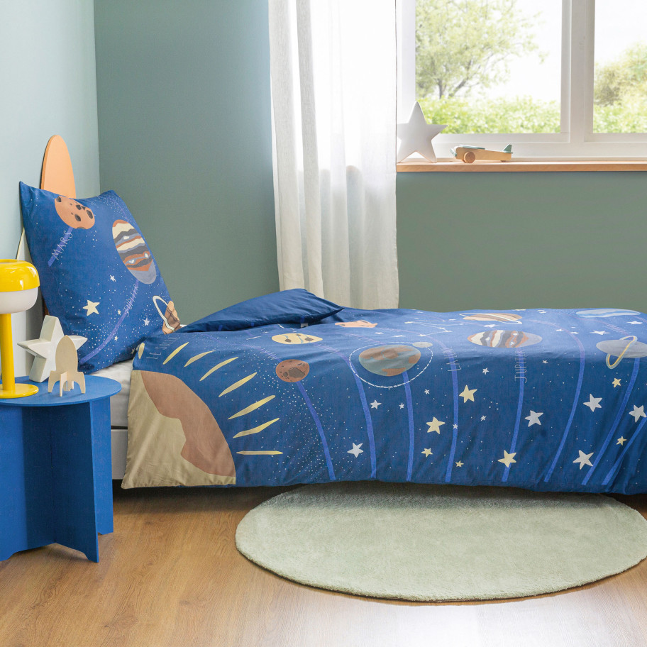 Housse de couette enfant Voyage dans l’espace