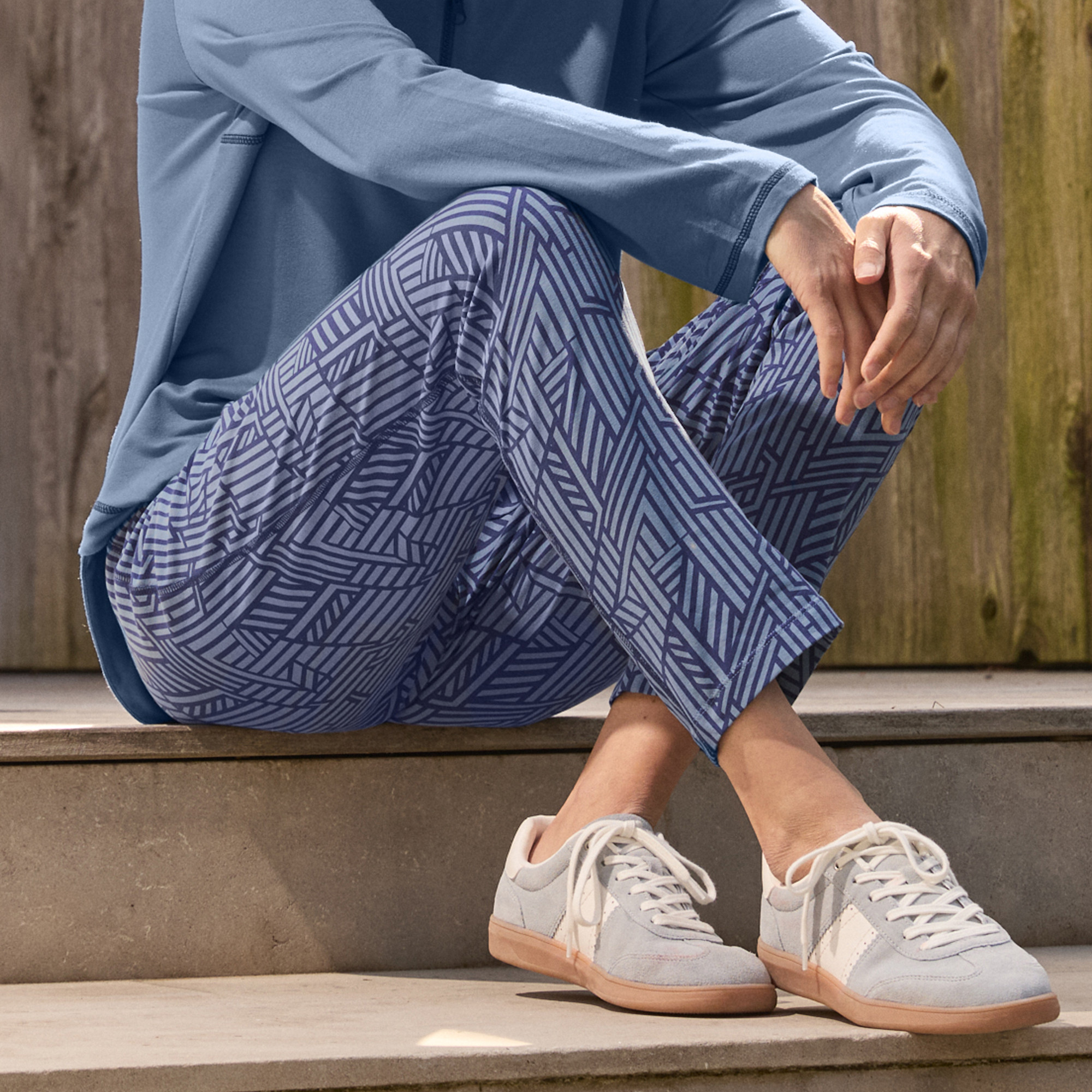Leggings Indigoklang aus elastischer Jersey