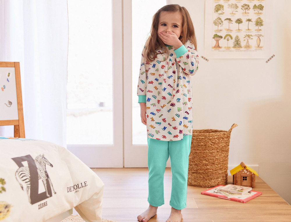 Pyjama enfant fille Deyrolle