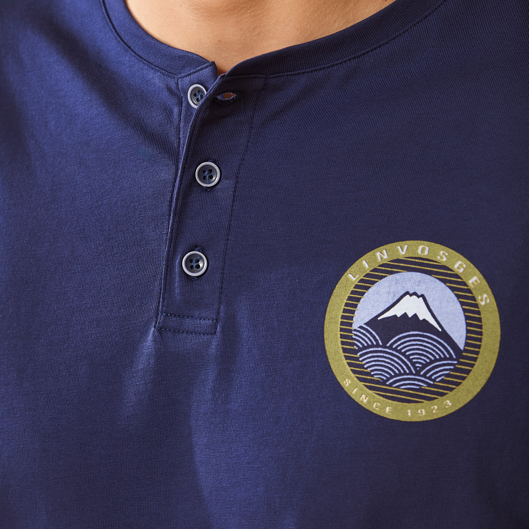 Pyjama Mount Fuji 100 % Baumwolle (Jersey)