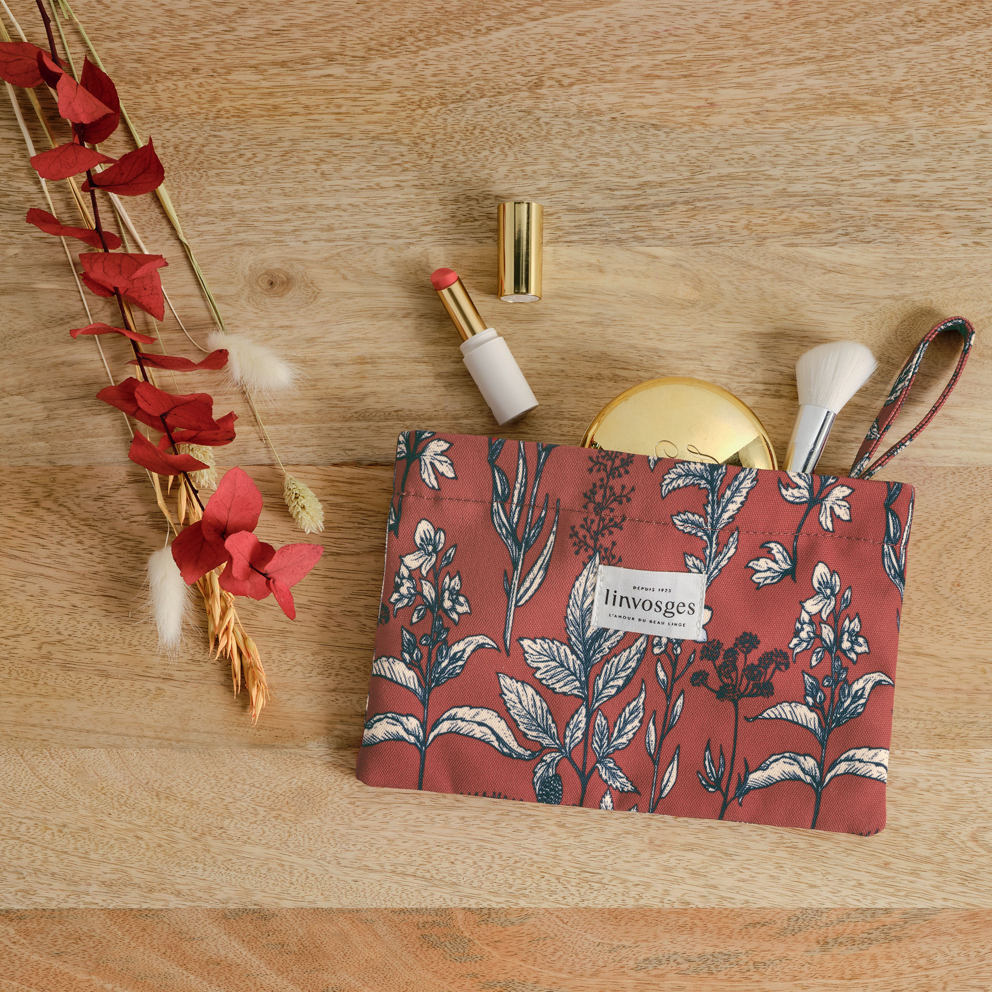 Tasche  Adeana mit Blumendruck 