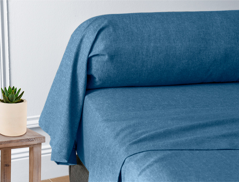 Flanelle tissé-teint