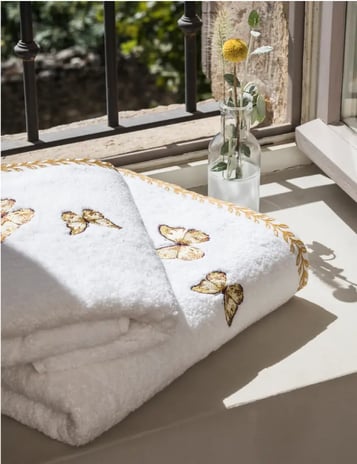 Linge de bain brodé De fleur en fleur - Linvosges