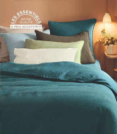 Housse de couette Brume de lin - Linvosges