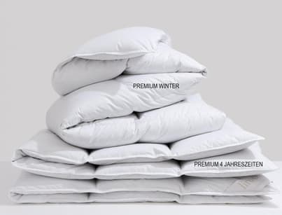 Premium Ganzjahresdecke weiss