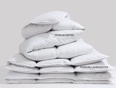 Premium Ganzjahresdecke weiss