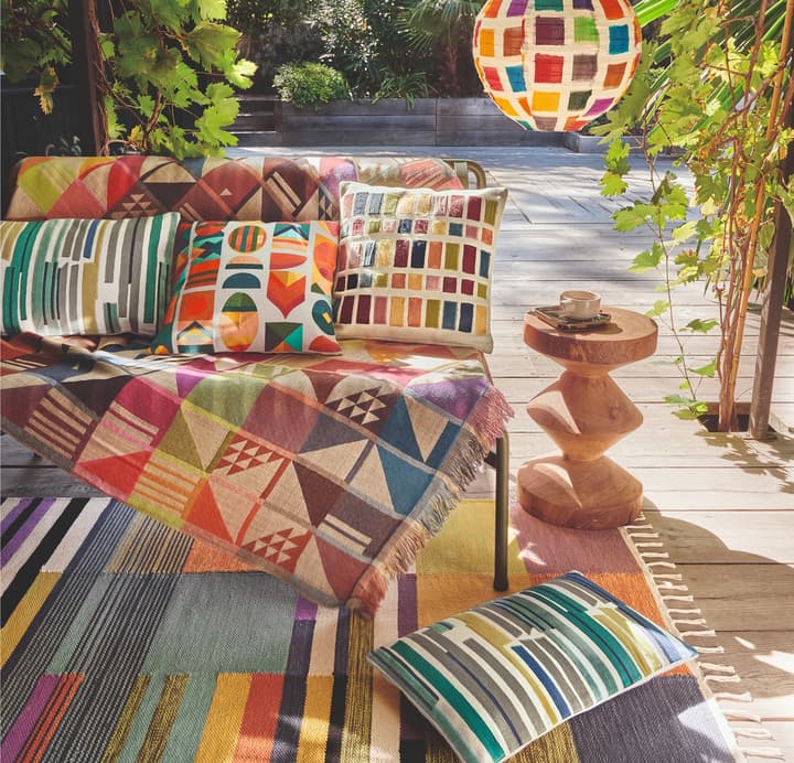 Plaid jacquard réversible Dynamique - Linvosges