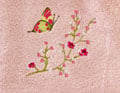 Schmetterlingstanz Bestickt
